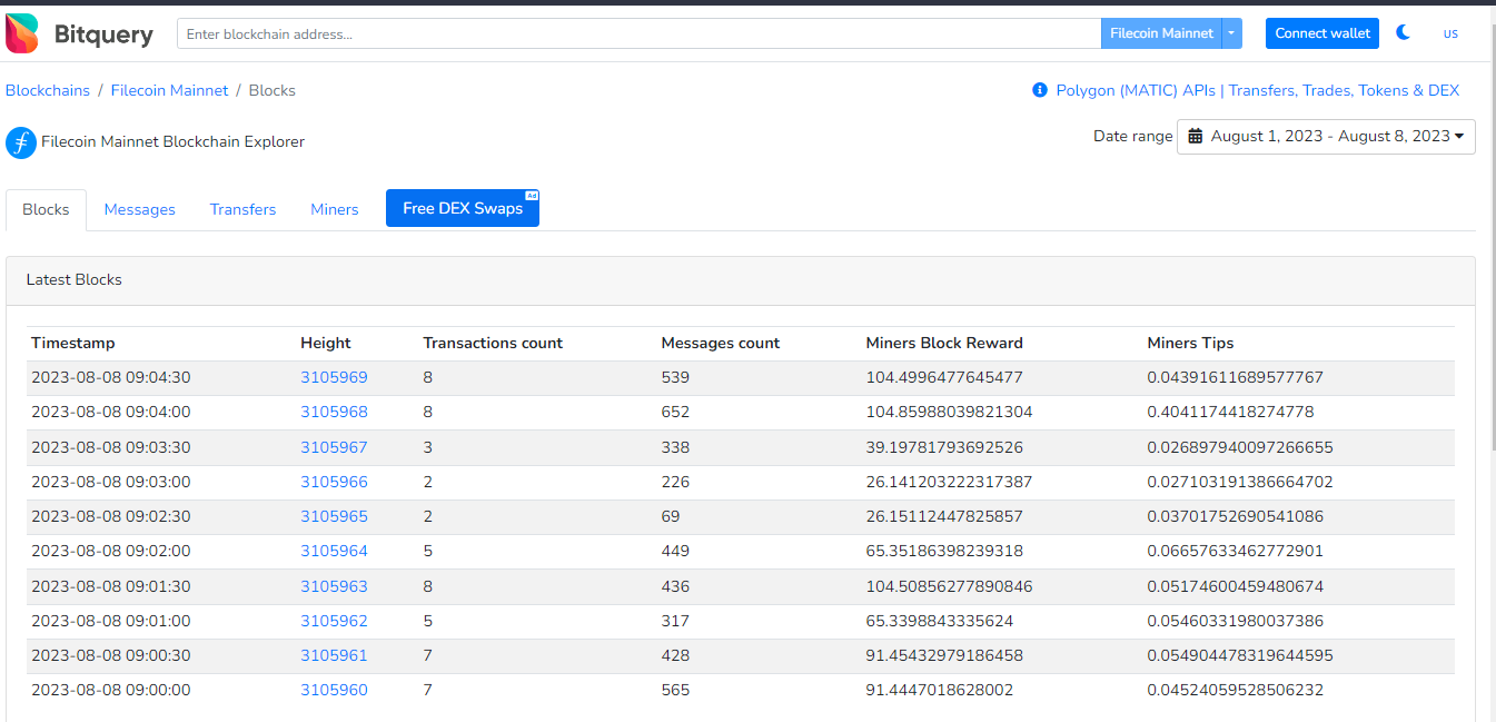 filecoin explorer