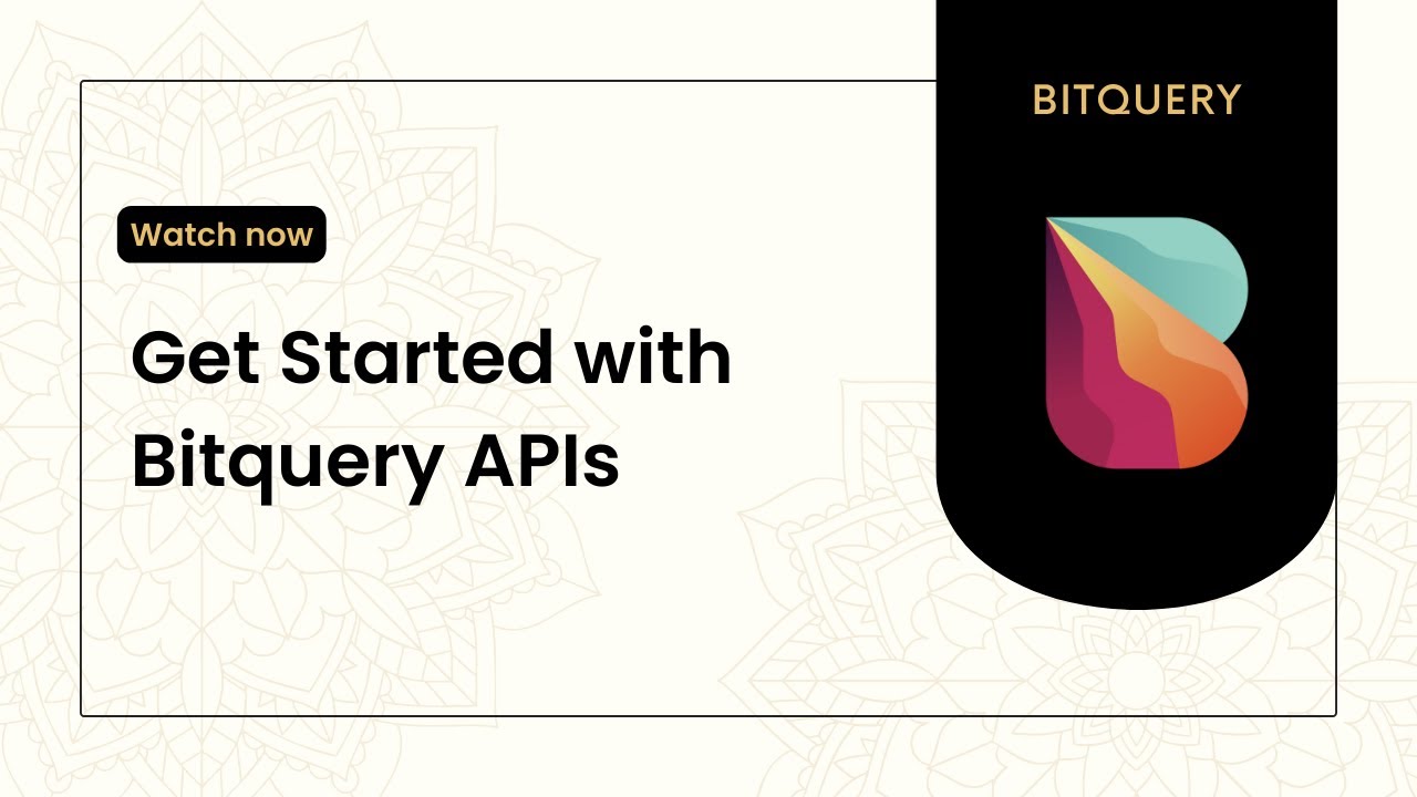 Get started with Bitquery